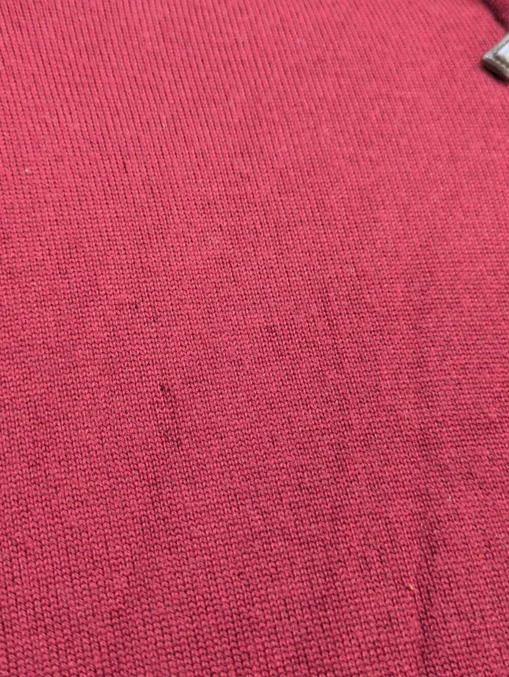 Peter Millar Virginia Tech Hokies Mens XL 1/4 Zip Merino Wool Sweater